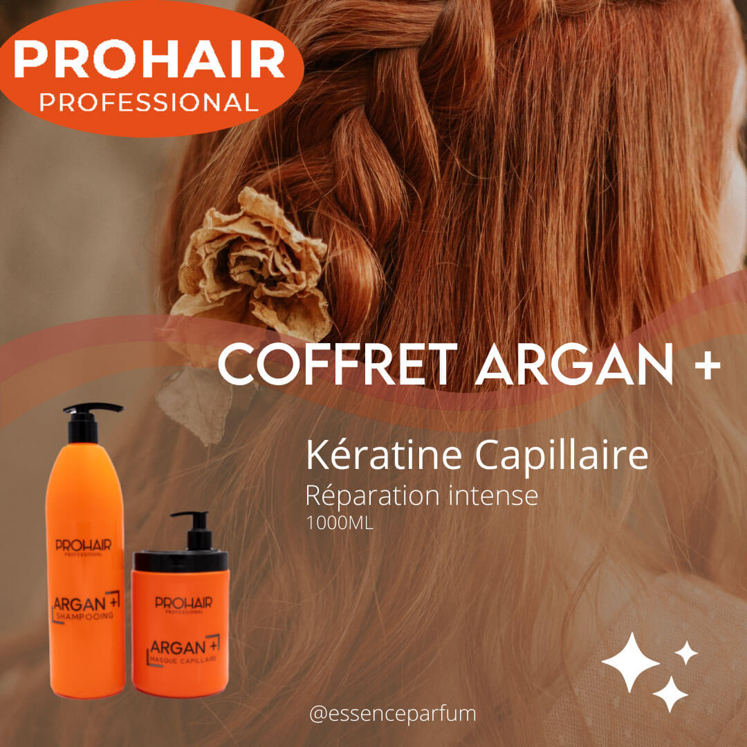 ProHair - Coffret Argan+ : Shampoing + Masque 2x1L